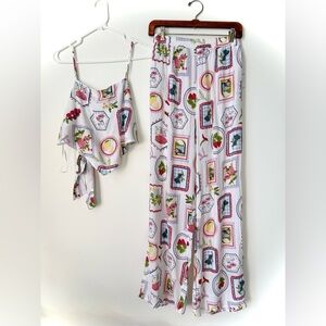 Bnwt Japna 2 piece flowy vacay vibes set cottage core outfit